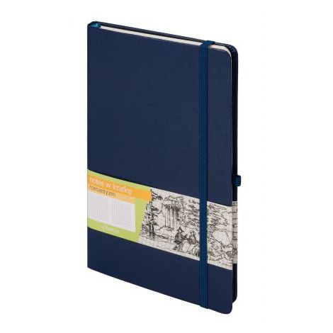 Notes Antra Romantyzm A5/80/80g kratka, Niebieski